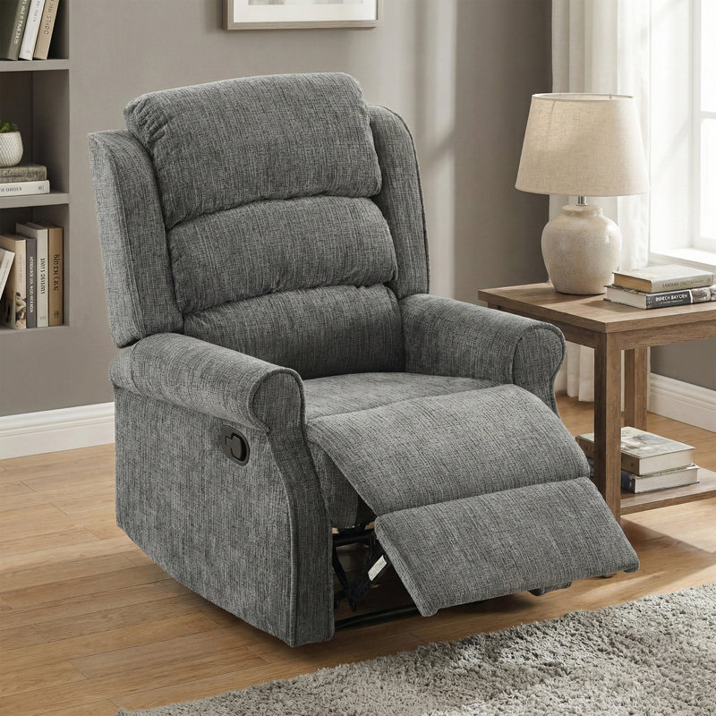 Constantino 79cm Wide Standard Recliner, Grey
