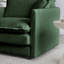 Salon - Chenille 2 avec 4 coussins, structure, coussins luxueux 2, tissu de bois rembourré stable, coin salon confortable