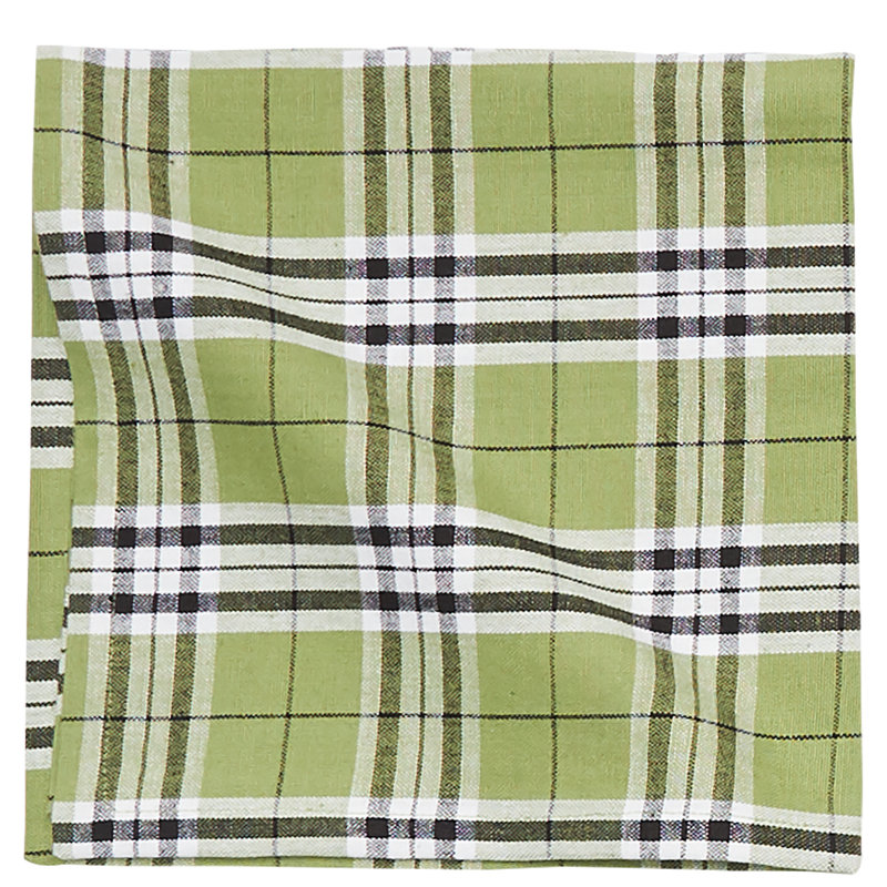 Serviette en coton 18 po écossais Harva