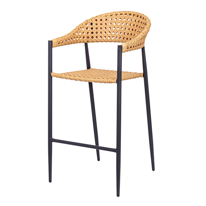 Nalle Patio Dining Armchair with Cushion, Graphite