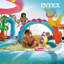 Piscine gonflable extérieure 11 pi x 7,5 pi x 44 po Dinoland