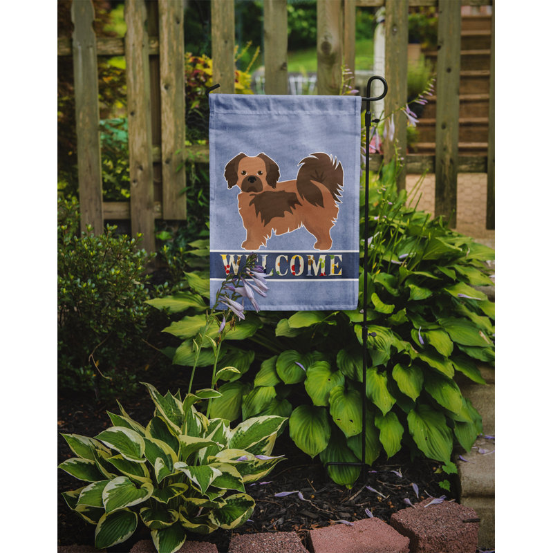 Drapeau impérial Shih Tzu Welcome Garden taille 9EC59815D20042D399EE9FCE8498D299, Épagneul tibétain