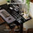 Ashya Ergonomic Glass Top Height Adjustable Standing Desk with Drawer and Hooks-2098039438-2097863725