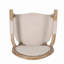 Chaise avec accoudoirs en tissu capitonné Pocklington-535495498