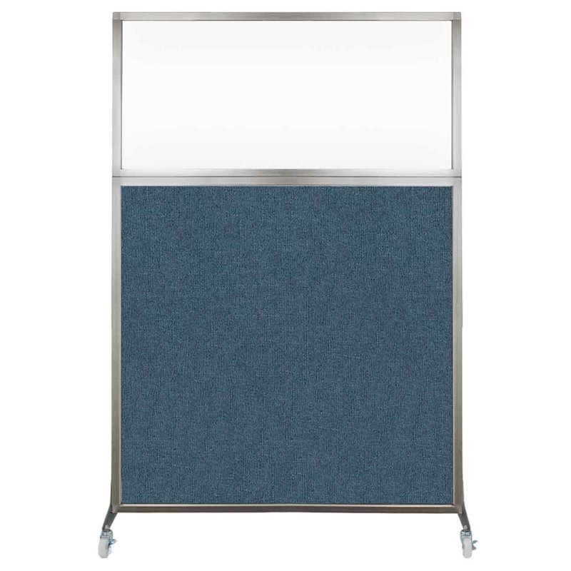 Cloison de bureau Hush - fenêtre transparente, 48", Caraïbes