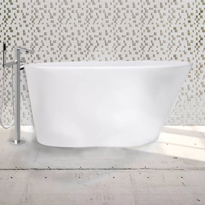 Soho 48'' x 30'' Freestanding Air Solid Surface Bathtub
