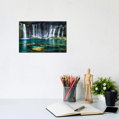 Shiraito Falls 1 Piece Wrapped Canvas Wall Art