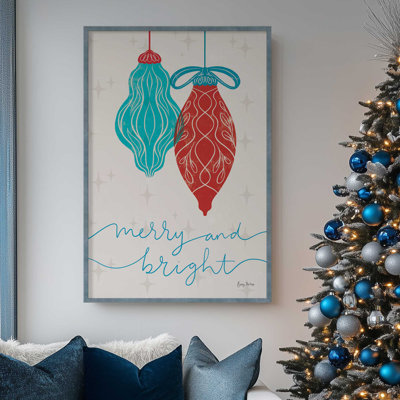 Elegant Holiday Ornaments VI, impression dans un cadre