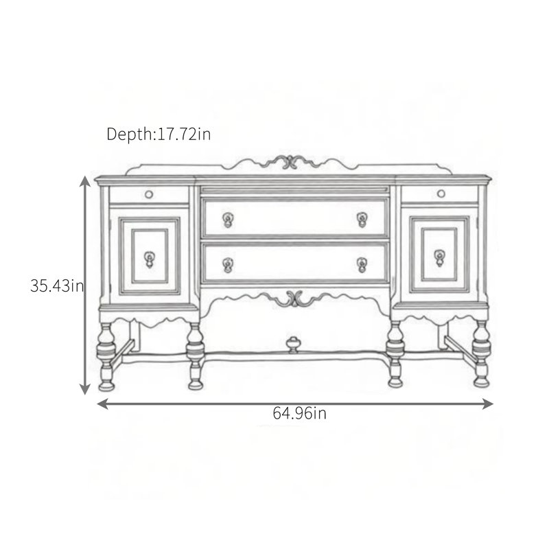 Retro Design Sideboard