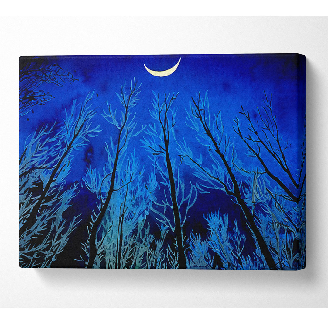 Forest By Moonlight - Leinwanddrucke auf Leinwand