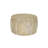 Elegant Beige 30" Round x 18" High Coffee Table with Diamond-Carved Cylindrical Base-533690201