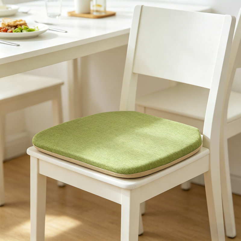 Coussins de chaise en forme de fer à cheval Summer Lin, Green