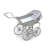 London Doll Pram - Executive Gray