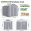 Resin Outdoor Storage Shed-1842788841