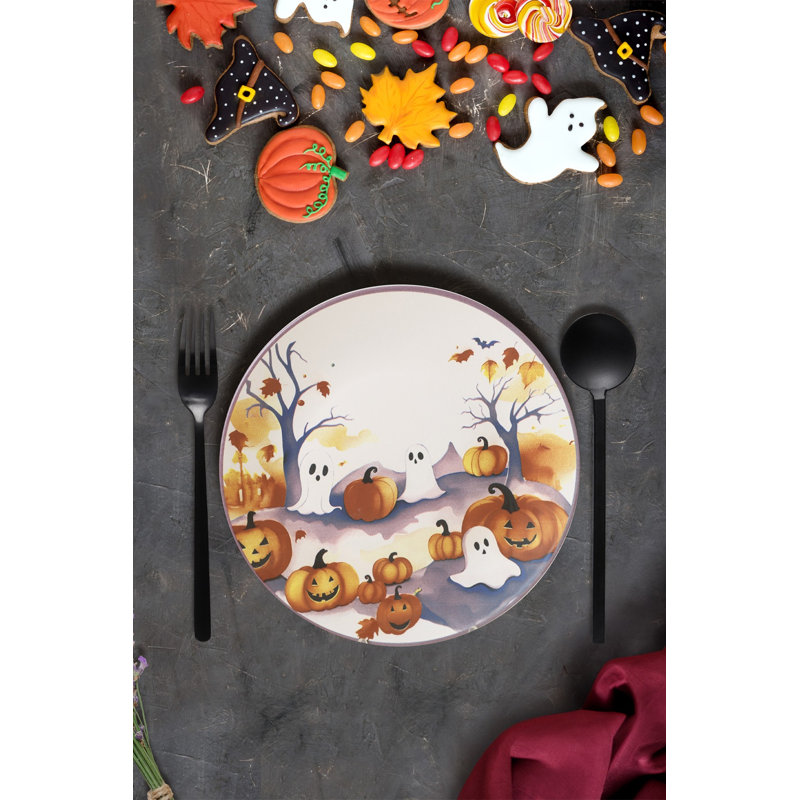 Assiette de service élégante, blanc mat | Matière : Grès céramique, non absorbante, antibactérienne, écologique, facile à nettoyer
