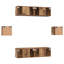 TV Cabinet Set Wall-Mounted 6 Pcs Engineered Wood-812077039-812077036