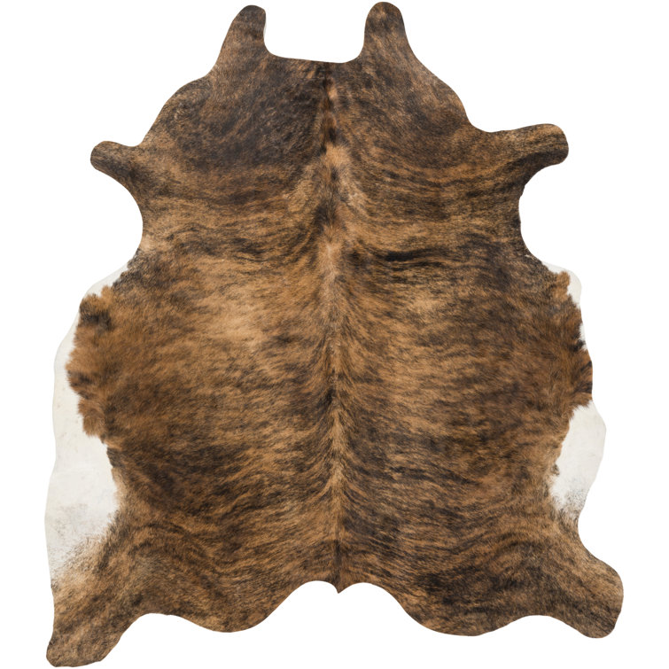 Renay Leather Animal Print Indoor Rug