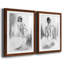 «Soft Silhouette V», ensemble de 2 reproductions sur toile-265539916-265539954-195628232