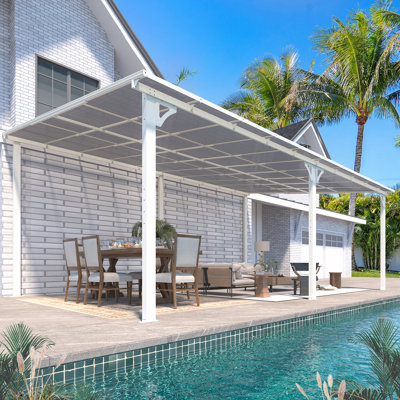 Aluminum Pergola with Canopy
