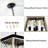 Adjustable Lighting Metal Rustic Dining Room Chandelier