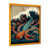 Impression dorée sur toile encadrée