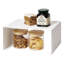 Tower Yamazaki Home Stackable Kitchen Rack, Storage Organizer Counter Shelf, Small, Stack up to Two-46492098-46492096