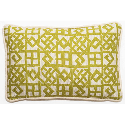 Housse de coussin et insert en treillis modern