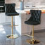 Pascola Swivel Adjustable Height Bar Stools Kitchen Barstools-2101388107