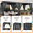 10 x 20 TF Outdoor Louvered Pergola with Curtain