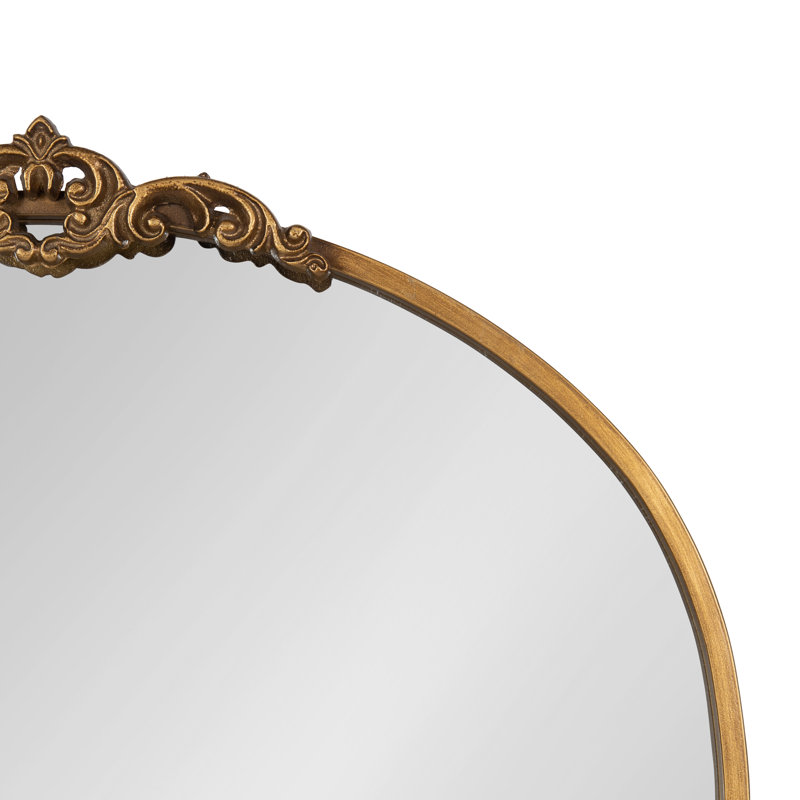 Christany Metal Mirror, Gold, 32.5" x 24.5"