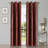 Finklea Floral Pattern Polyester Light Filtering/Room Darkening Rod Pocket Curtain Panels-567929269-567929267