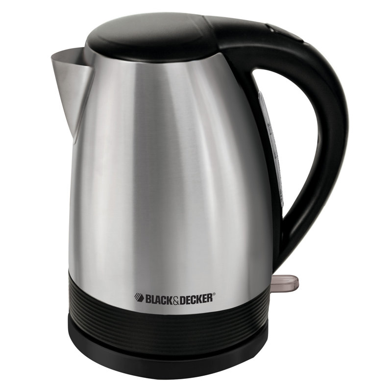 Black & Decker 1,8 pte Bouilloire électrique en acier inoxydable brossé