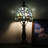 Small Tiffany Lamp Mini Stained Glass Accent Table Lamp Dragonfly Style 6X14.6 Inch-2006906152