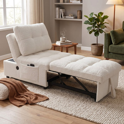 Upholstered Sleeper Sofa Bed