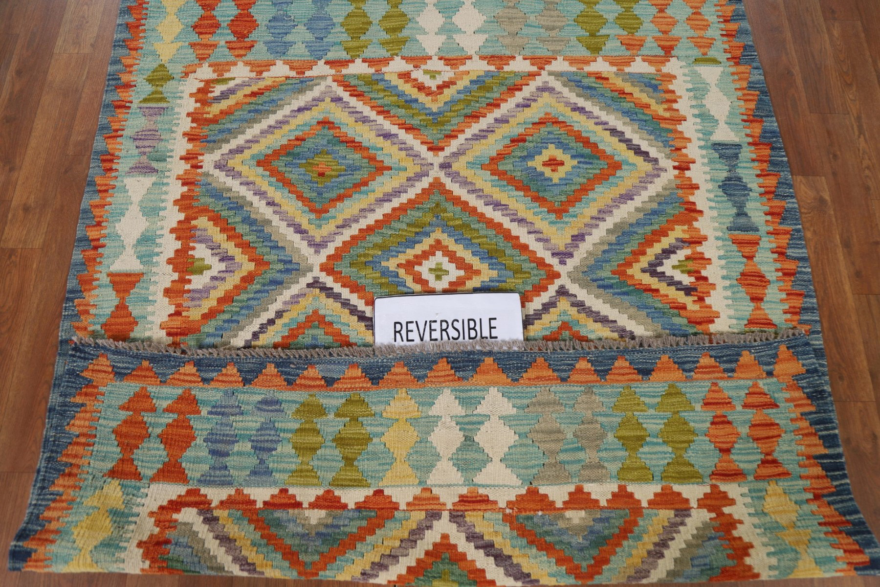 Dakota Fields South Western Wool Kilim Oriental Rug 4x5 | Wayfair