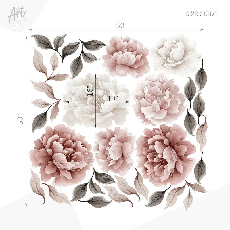 Plants & Flowers Non-Wall Damaging Wall Decal