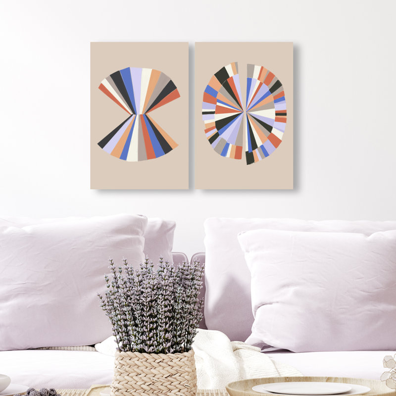 Minimally Perfect Set Set by Oliver Gal, 10"H x 15"W, Gallery Wrapped