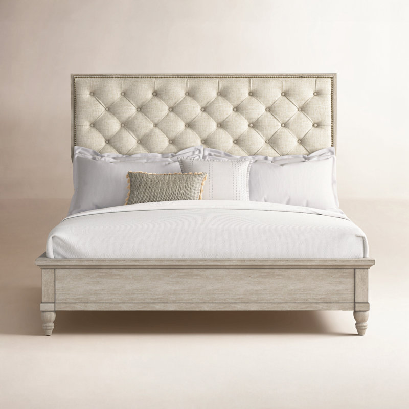 Oyster Bay Sag Harbor Tufted Upholstered Bed, California King