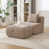 Tissu taupe sélectionné