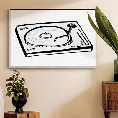 " Vinyl Sketch " Painting Print
