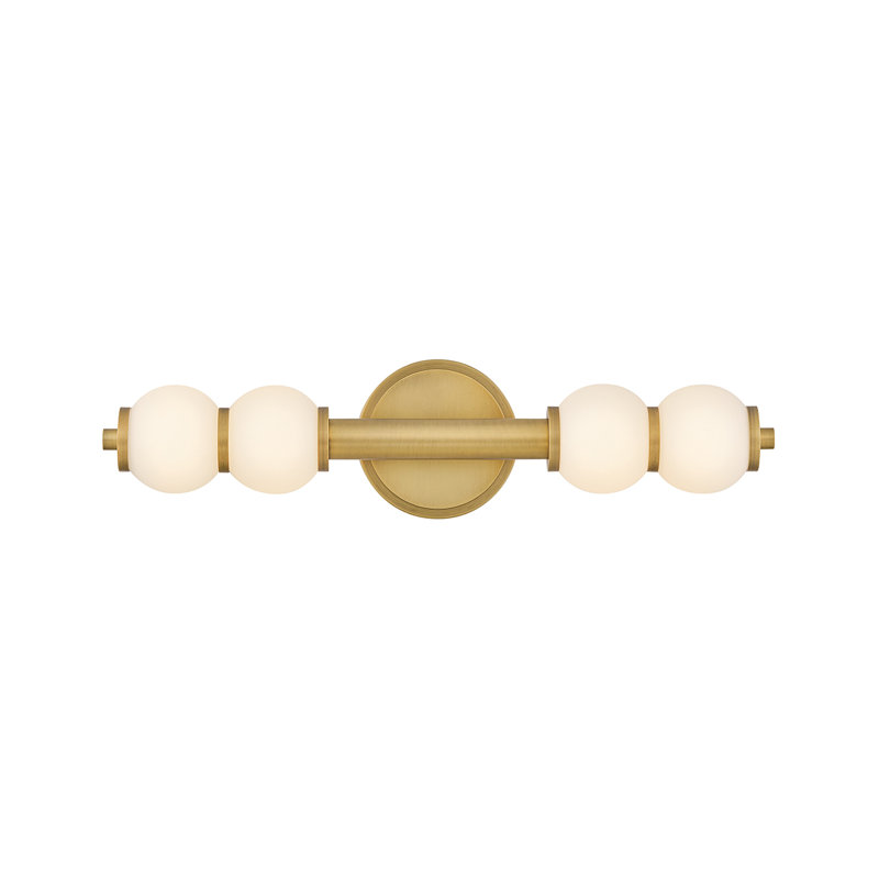 Trigo 1 - Light LED Bath Bar by Lisa McDennon, Lacquered Brass