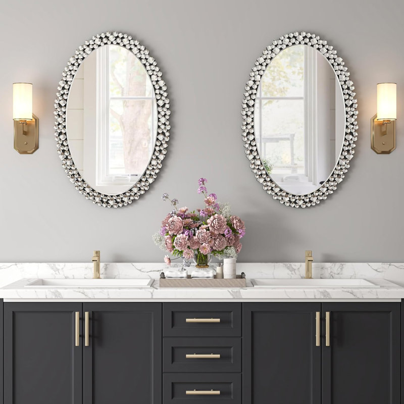 Miroir décoratif ovale