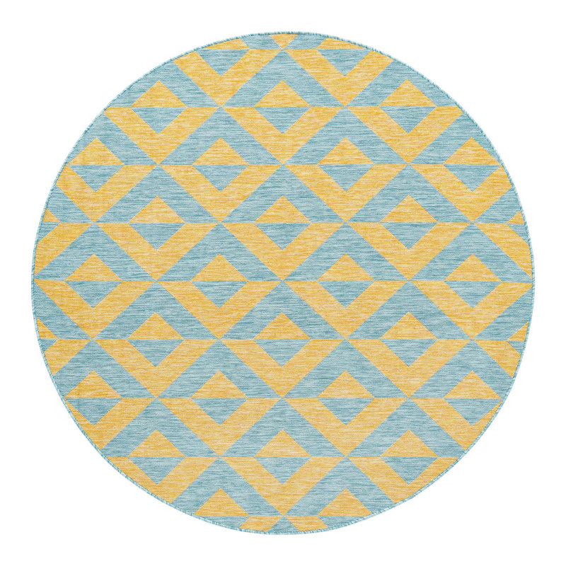 Jill Zarin Napa Indoor/Outdoor Rug, Round 6'7"