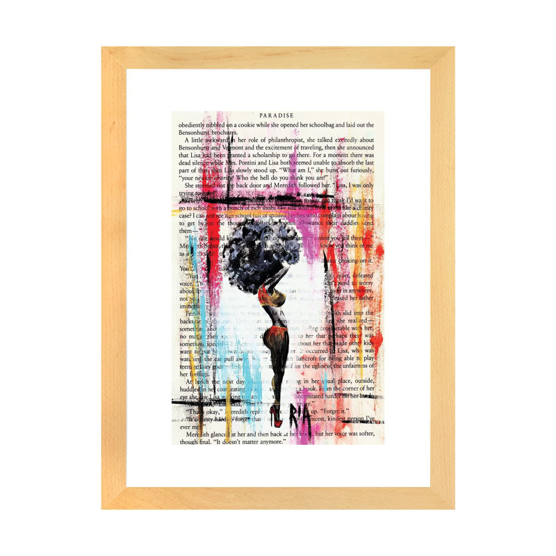 «I Know What You Like ... But She Is Not Me» par l'artiste Ria - impression d'art graphique, Blanc