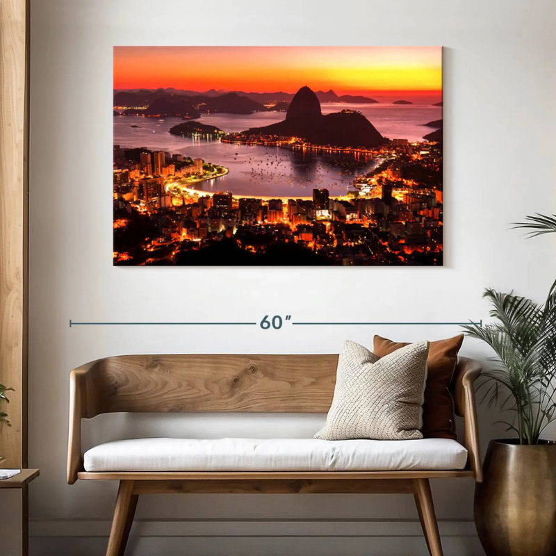 Harpa Rio de Janeiro, crépuscule, H 32 po x l 48 po