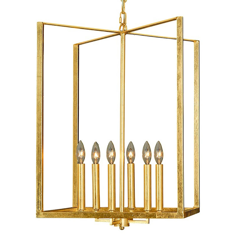 Lustre géométrique à 6 lumières Madison