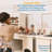 ECR4Kids Wooden Pretend Play Kitchen Kitchen Stove, Montessori Furniture-98538995