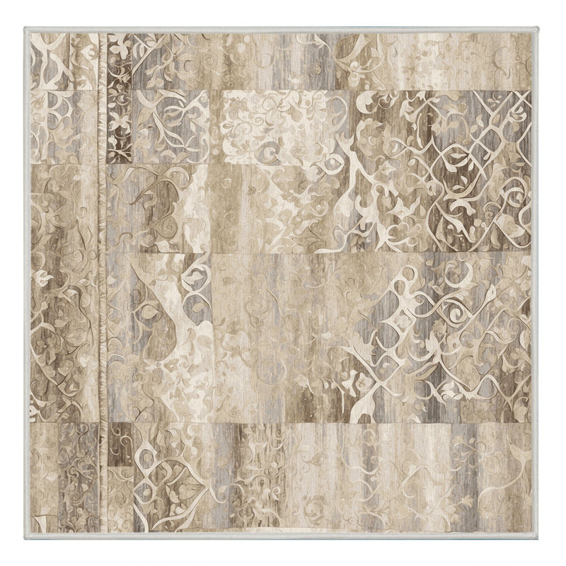 Golden Radiance Rug, Square 7'