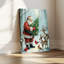Art mural sur toile Santa Deer-1630233576