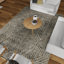 Tapis gris en polypropylène tissé à la machine Aqila-1263210769